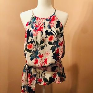Parker NY Floral Blouse